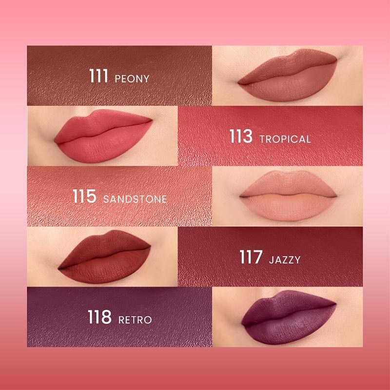 Hanasui Mattedorable Lipstick Tropical #113 2gr x 72