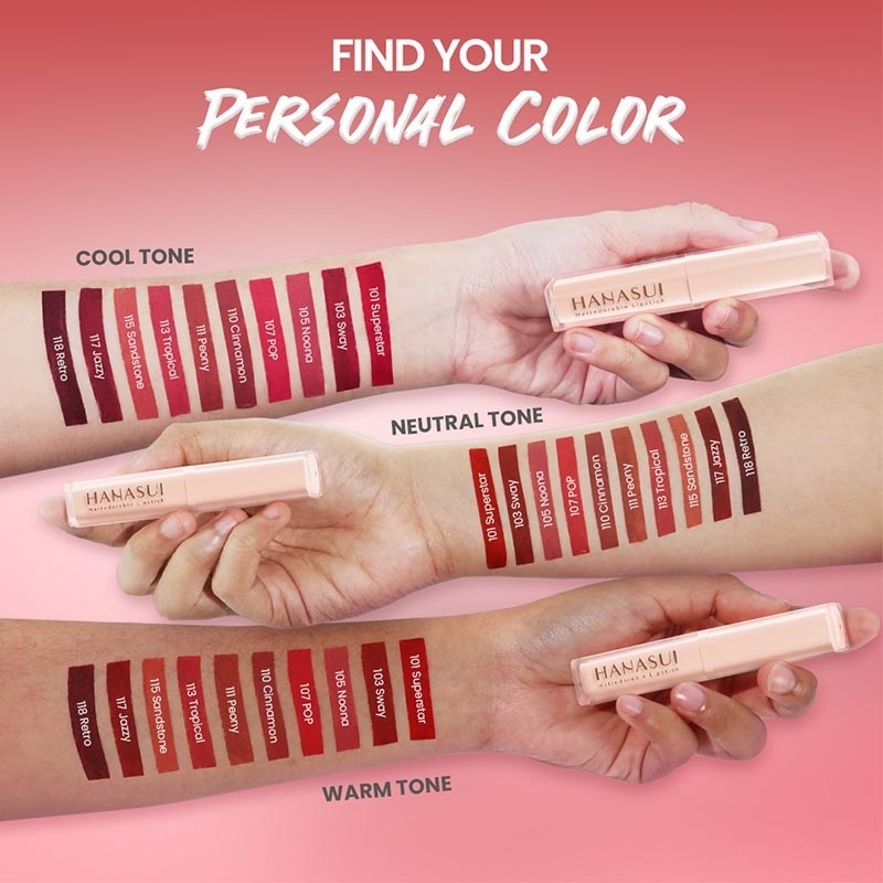 Hanasui Mattedorable Lipstick Tropical #113 2gr x 72