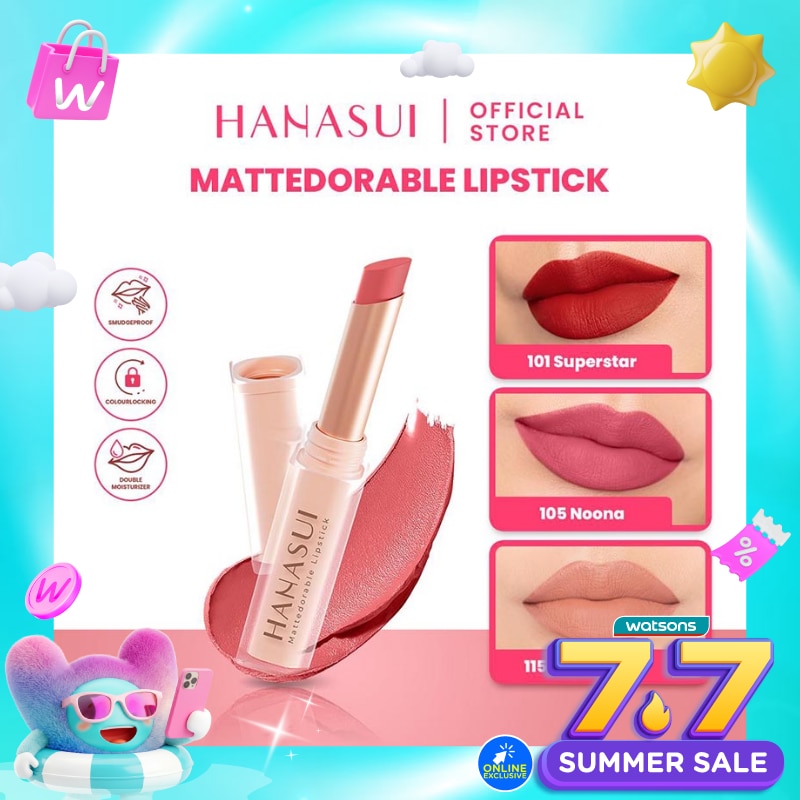 Hanasui Mattedorable Lipstick Tropical #113 2gr x 72