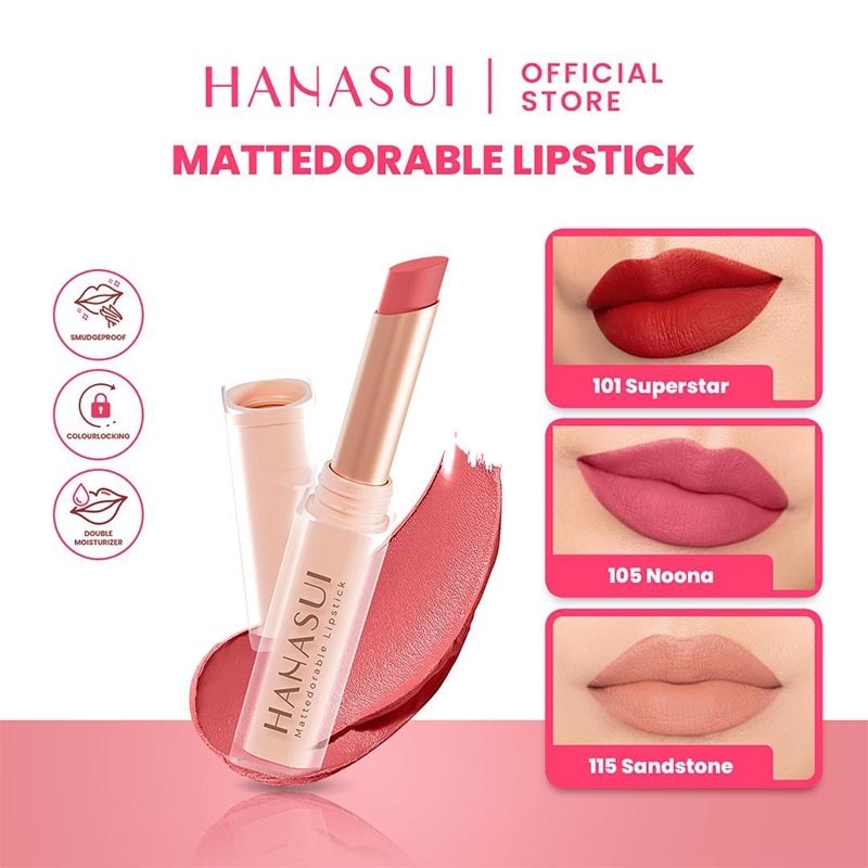 Hanasui Mattedorable Lipstick Tropical #113 2gr x 72