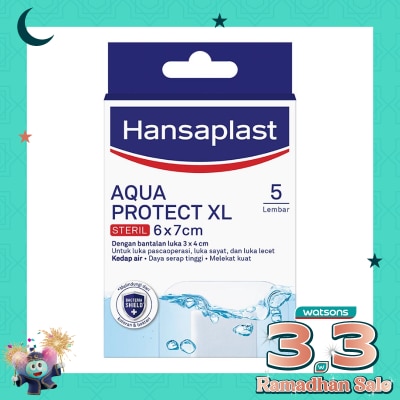 HANSAPLAST Plester Tahan Air Aqua Protect XL isi 5 P3K Waterproof