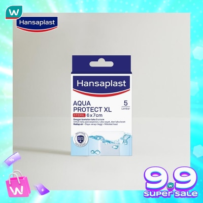 HANSAPLAST Hansaplast Aqua Protect Steril XL 6 x 7cm 5pcs