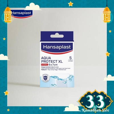 HANSAPLAST Hansaplast Aqua Protect Steril XL 6 x 7cm 5pcs