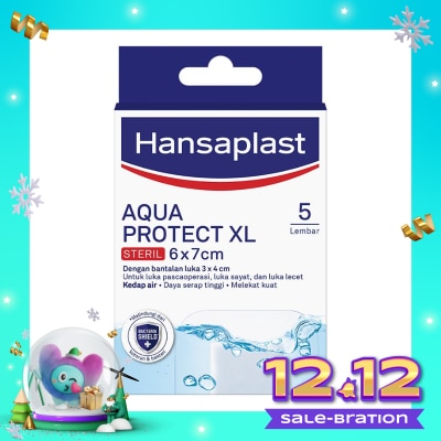HANSAPLAST Plester Tahan Air Aqua Protect XL isi 5 P3K Waterproof