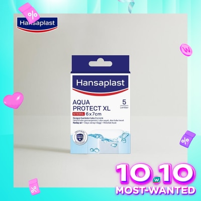 HANSAPLAST Hansaplast Aqua Protect Steril XL 6 x 7cm 5pcs