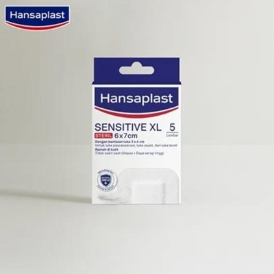 HANSAPLAST Hansaplast Sensitive Steril XL 6 x 7cm 5pcs