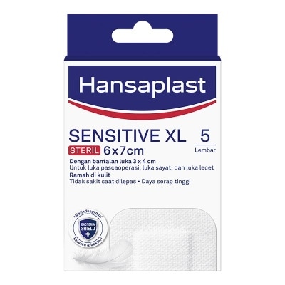 HANSAPLAST Sensitive Steril XL 6 x 7cm 5'S