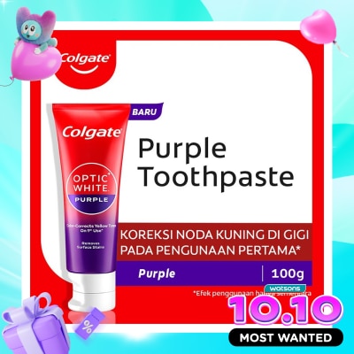 COLGATE Optic White Purple Toothpaste 100g image