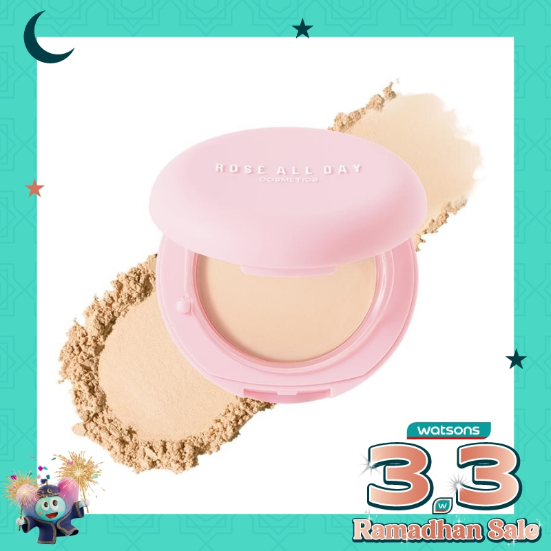ROSE ALL DAY Rosé All Day The Realest Lightweight Powder Foundation Fair 8.2g