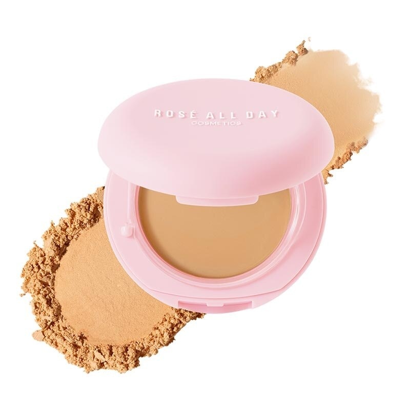 Rosé All Day The Realest Lightweight Powder Foundation Warm Honey 8.2g