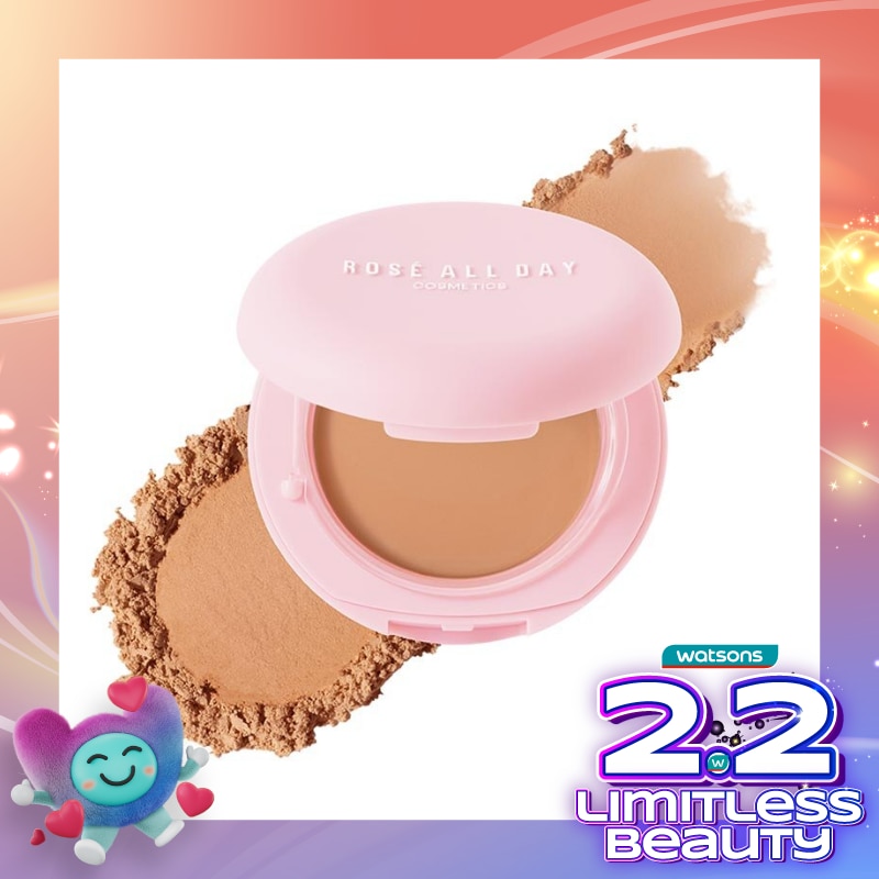 ROSE AD R/LIGHTW PWDR FDT CARAMEL