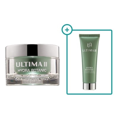 ULTIMA II Ultima II Hydra Botanic Total Hydrating Cream 50ml + Hydra Botanic Whipping Cream Foaming Cleanser 100g