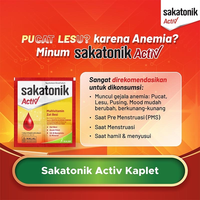 Sakatonik Active Kaplet 6'S (Strip)