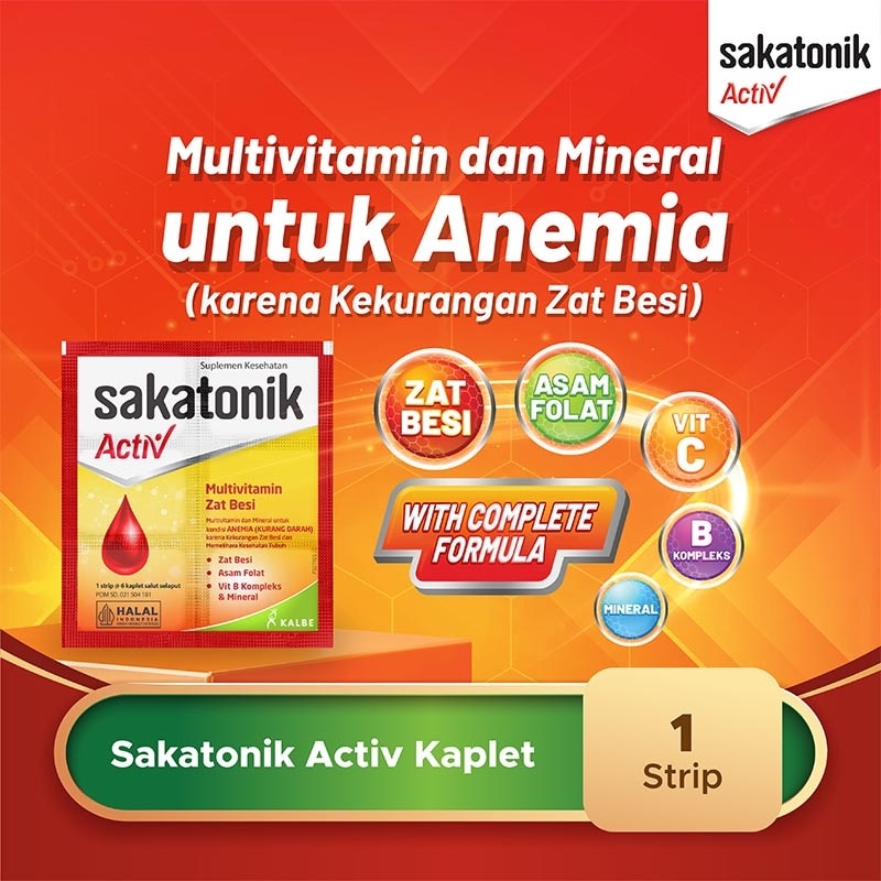 Sakatonik Active Kaplet 6'S (Strip)