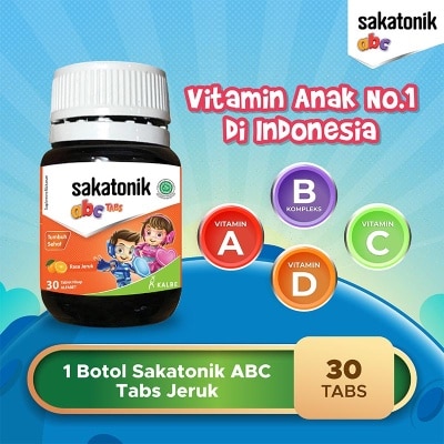 SAKATONIK Sakatonik ABC Jeruk Botol 30'S