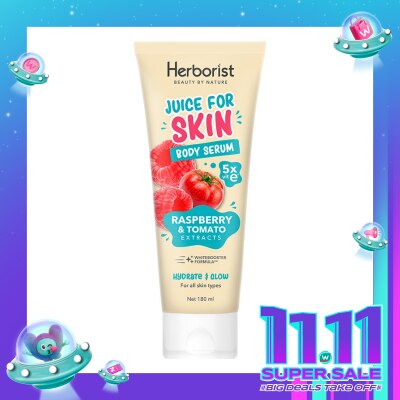 HERBORIST Herborist Juice For Skin Body Serum Raspberry & Tomato Extracts 180ml