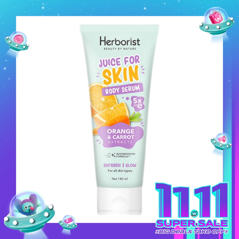 Herborist Juice For Skin Body Serum Orange & Carrot 180ml