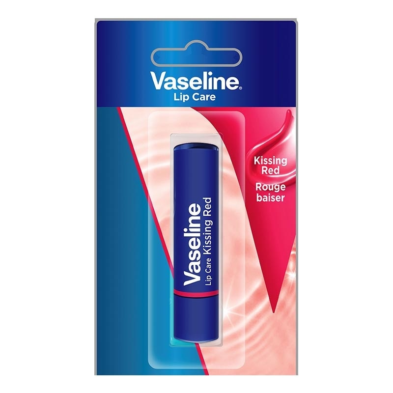 VASELINE LIP COLUR KISNG RED STCK 3GR