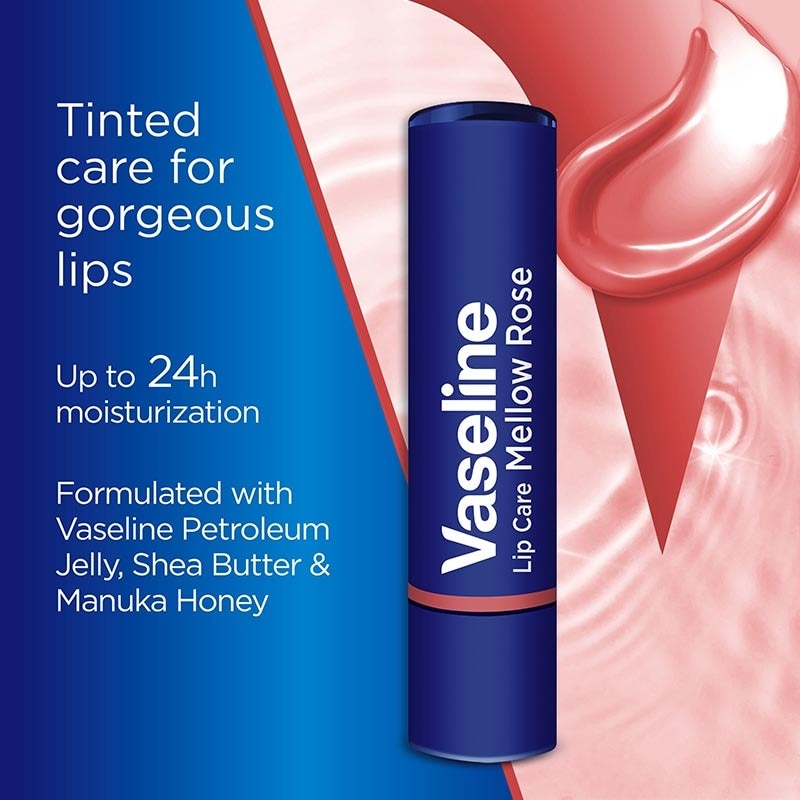 Vaseline Lip Care Colour + Care - Mellow Rose 3g