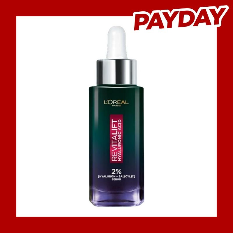 L'Oreal Revitalift Hyaluronic Acid Oil Control 2% + Salycilic Acid Night Serum 30ml