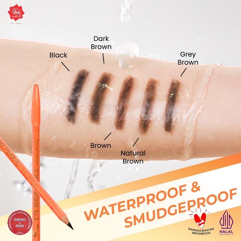 Queen Eye Brow Pencil Black 1.3 g