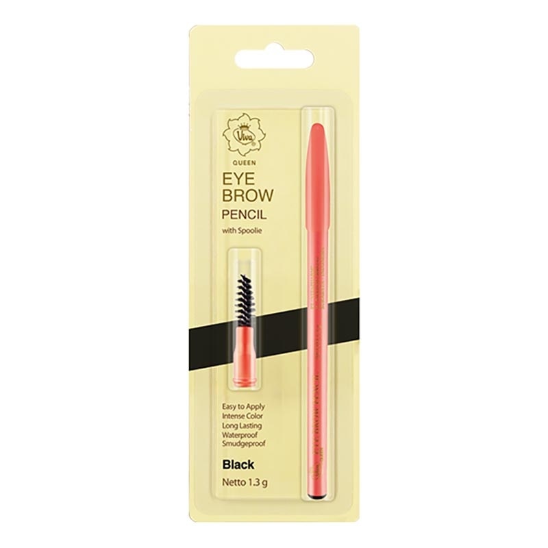 Queen Eye Brow Pencil Black 1.3 g
