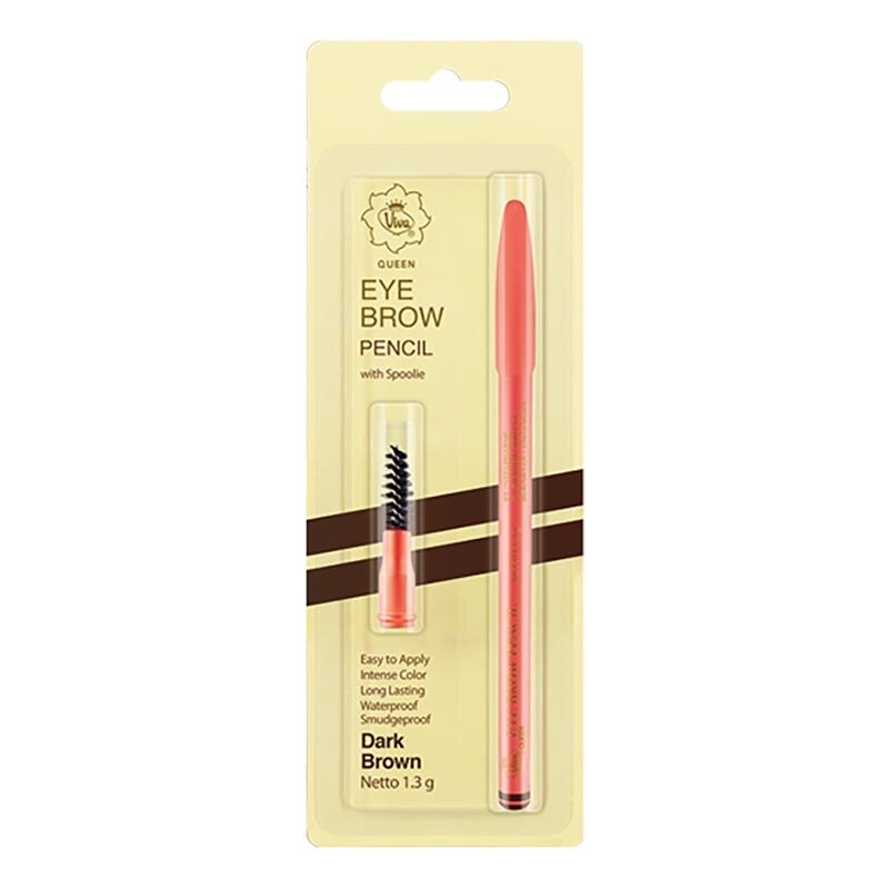 Queen Eye Brow Pencil Dark Brown 1.3 g