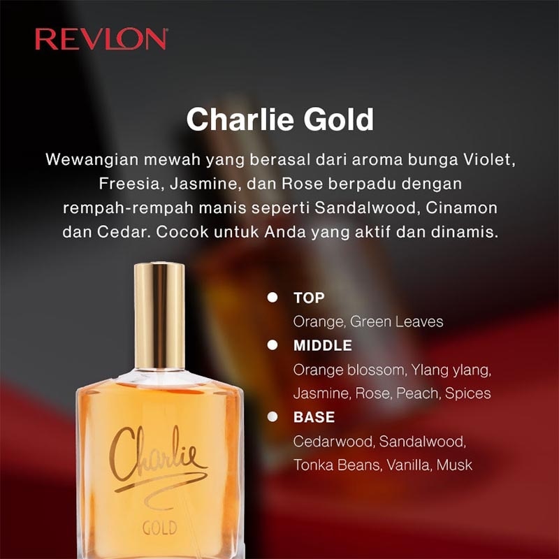 Charlie Eau de Toilette Gold 100ml