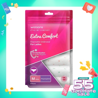 WATSONS Watsons Disposable Underwear Polypropylene Ladies M 7'S