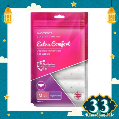 WATSONS Watsons Disposable Underwear Polypropylene Ladies M 7'S