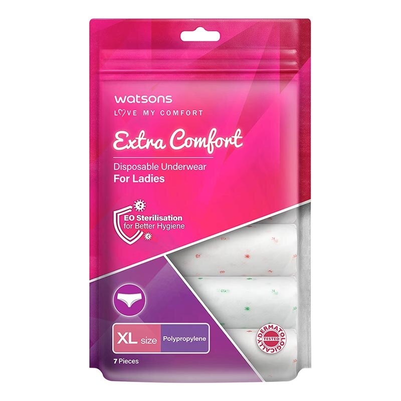WATSONS Watsons Disposable Underwear Polypropylene Ladies XL 7 S Watsons Indonesia