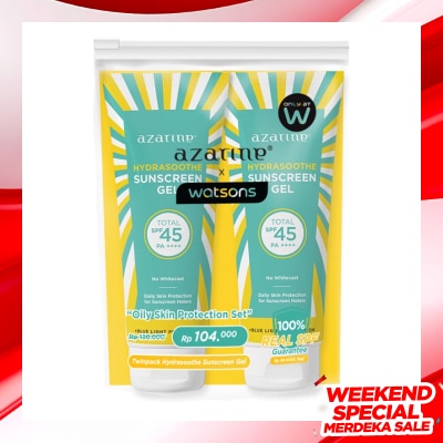 AZARINE Azarine Oily Skin Sunscreen Protection Bundle Set (2x Hydrasoothe 50ml)