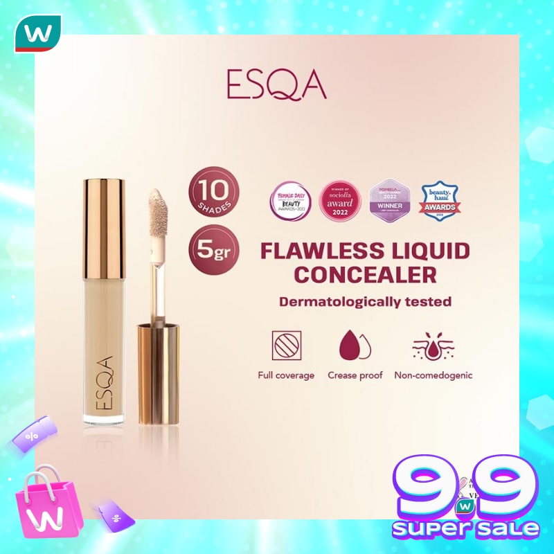 ESQA FLAW LIQ CONCEALER MILKSHAKE