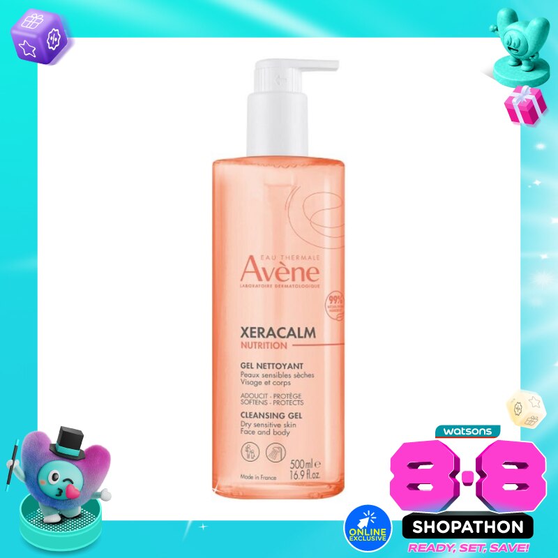 AVENE XERACALM NUTRITION CLNSG GEL 500ML image
