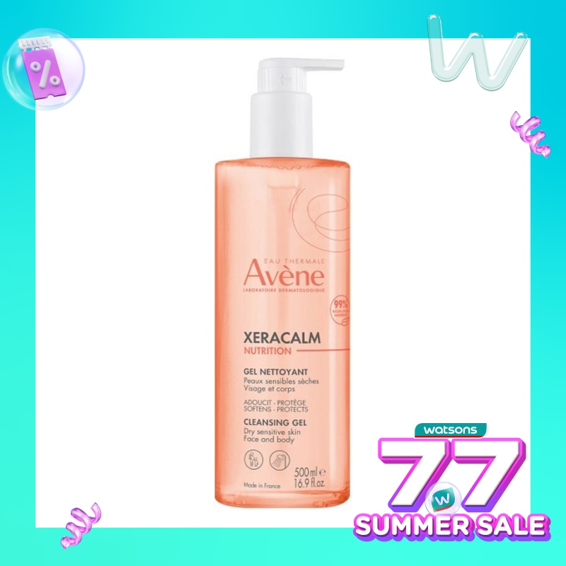 AVENE XERACALM NUTRITION CLNSG GEL 500ML