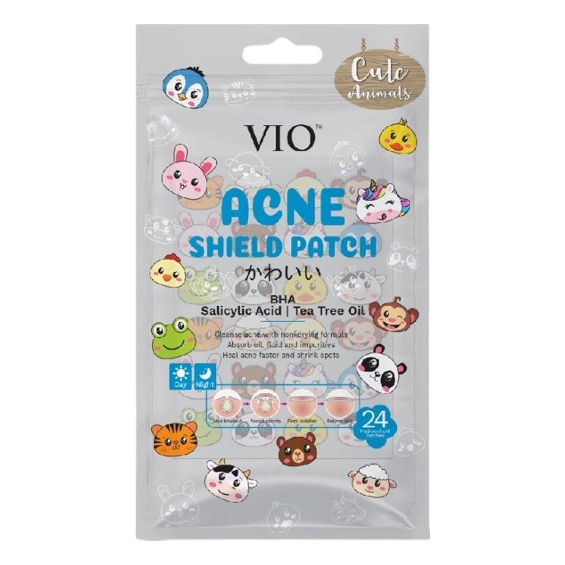 VIO ACNE/S PATCH CUTE ANIMAL 24'S