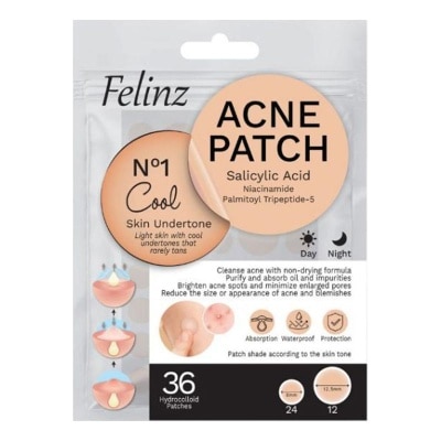 FELINZ Felinz Acne Patch Salicyid Acid No. 1 Cool 36 Patches Sachet