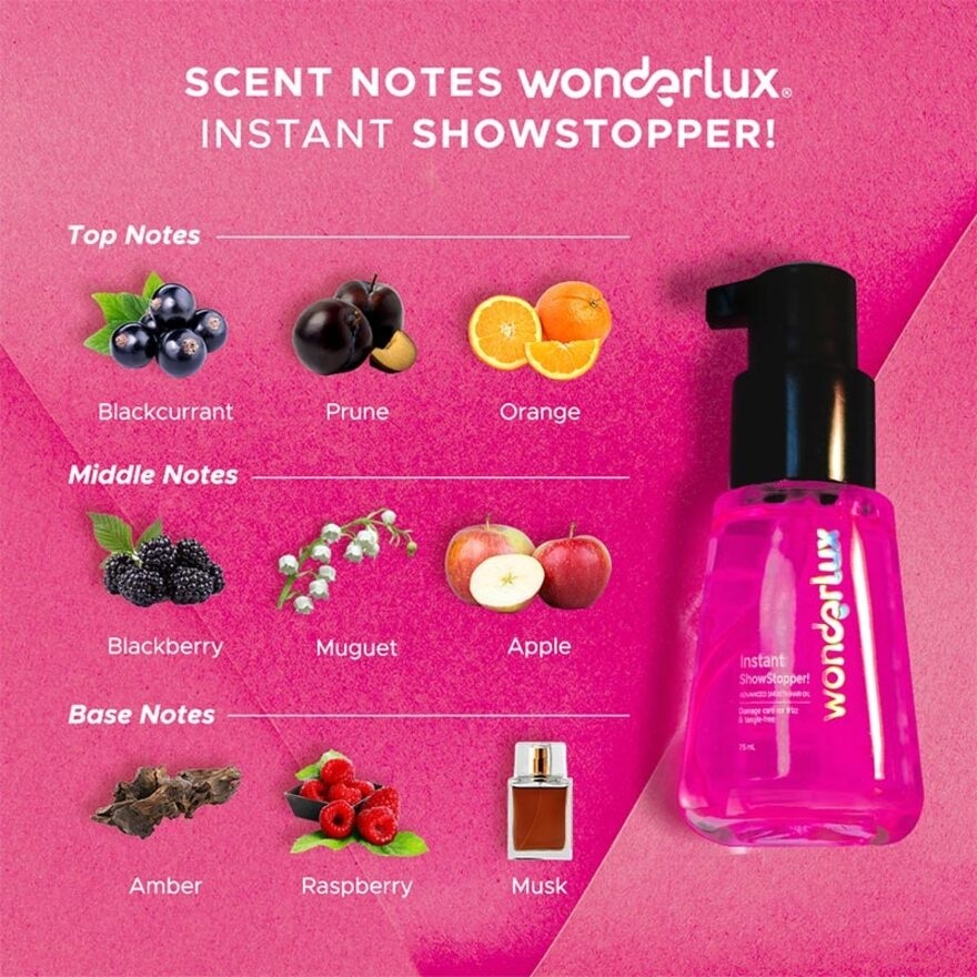 Wonderlux Instant Showstopper! Hair Perfecting Oil 75ml