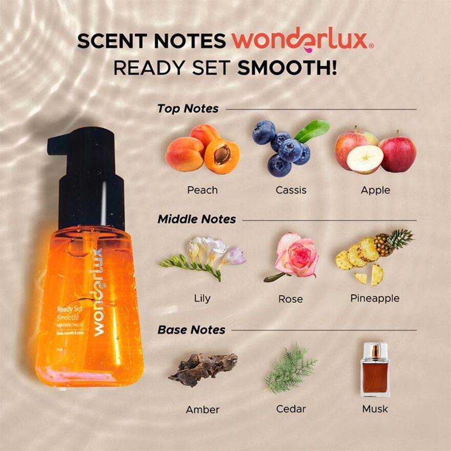 Wonderlux Ready Set Smooth! Hair Perfecting Oil 75ml