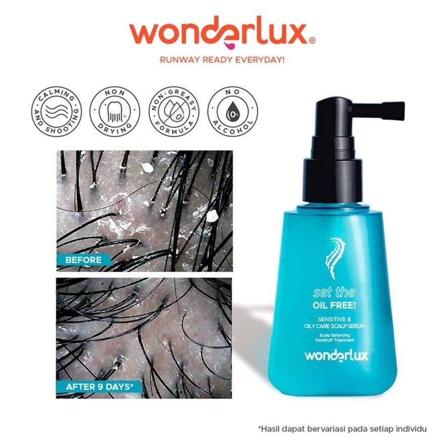 Wonderlux Set The Oil Free! Sensitive & Oily Care Scalp Serum 75ml