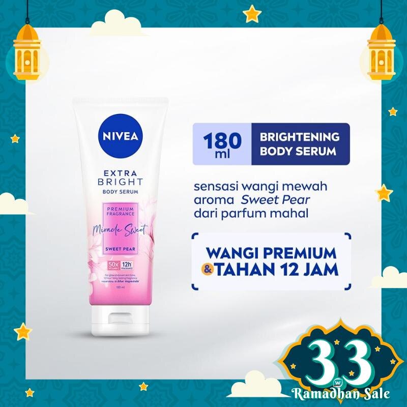 Nivea Extra Bright Miracle Sweet Premium Fragrance Body Serum 180ml