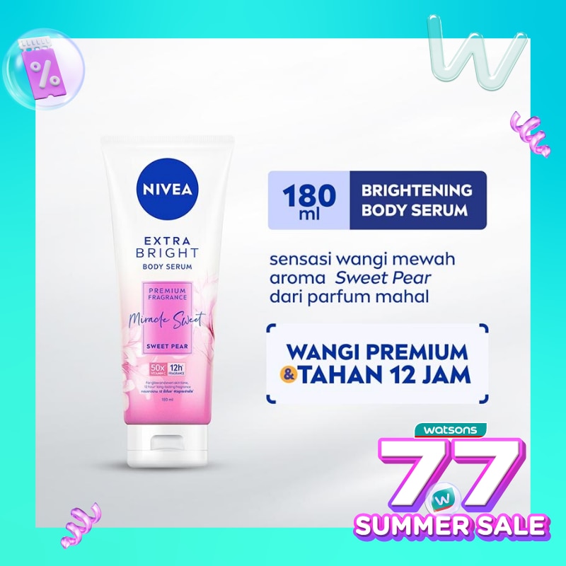 Nivea Extra Bright Miracle Sweet Premium Fragrance Body Serum 180ml