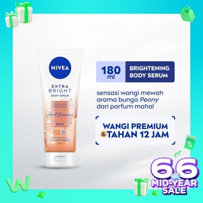 NIVEA Nivea Extra Bright Velvet Romance Premium Fragrance Body Serum 180ml