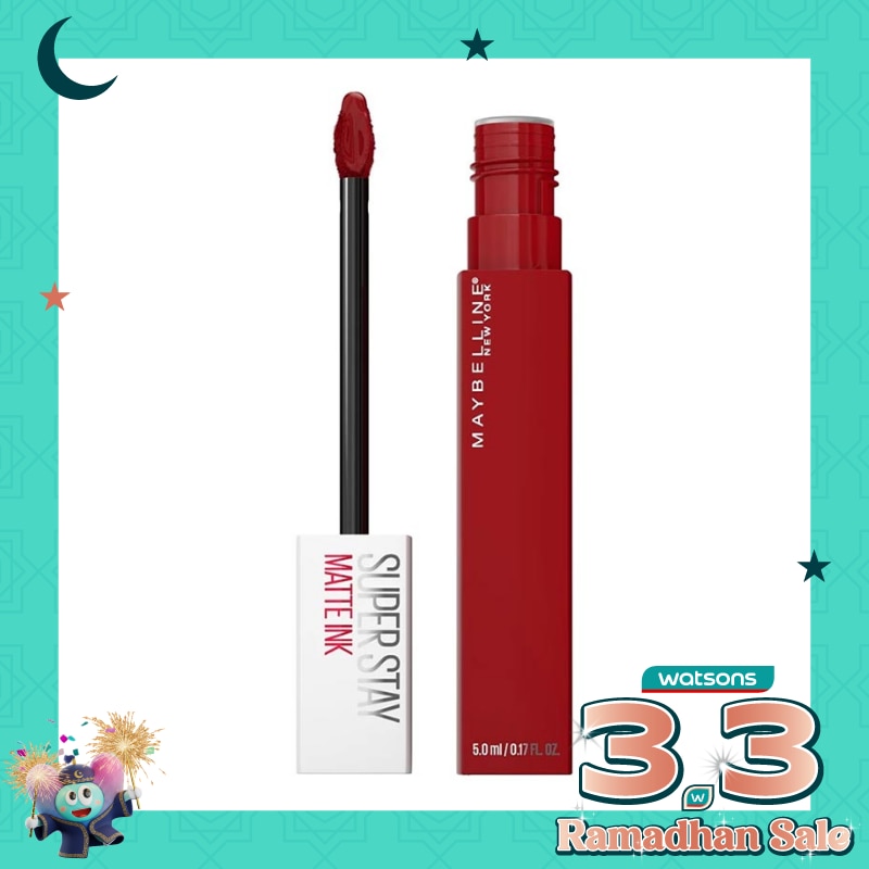 MAYBELLINE Maybelline Superstay Matte Ink Liquid Lipstick Spiced Edition 340 Exhilarator