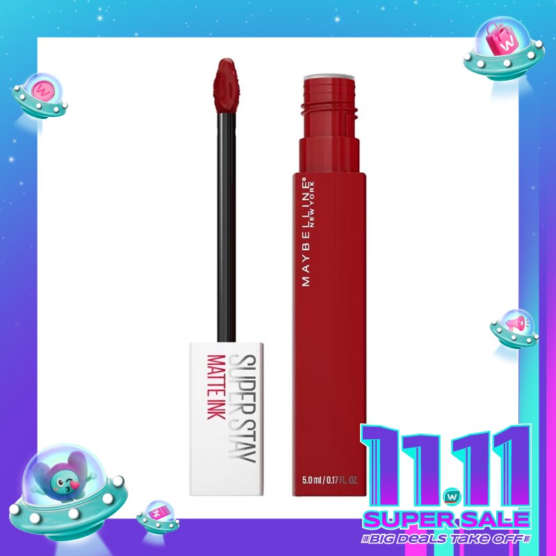 Maybelline Superstay Matte Ink Liquid Lipstick Spiced Edition 340 Exhilarator