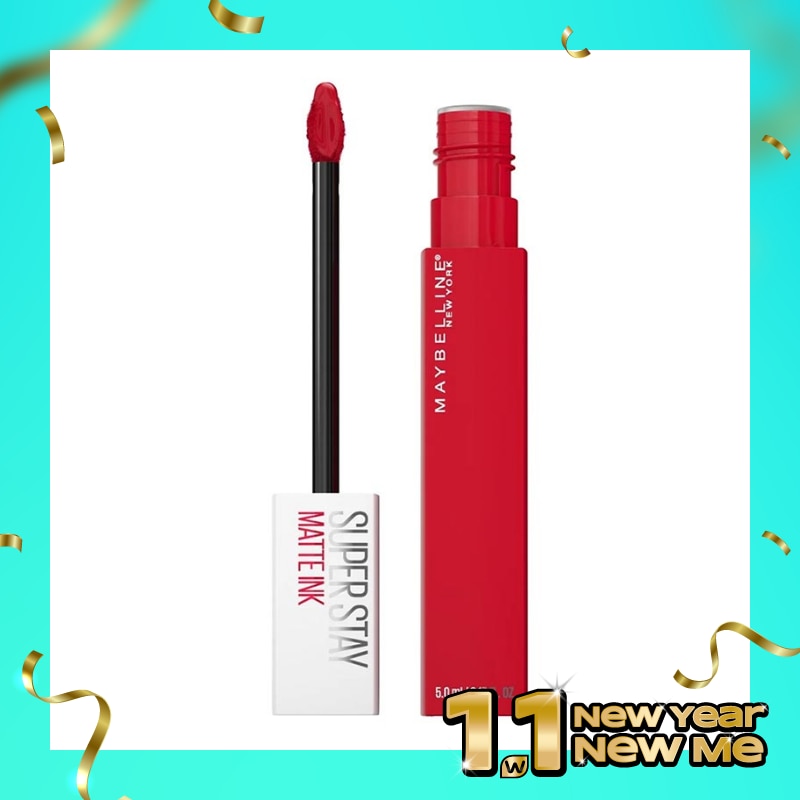MAYBELLINE Maybelline Superstay Matte Ink Liquid Lipstick Spiced Edition 325 Shot Caller