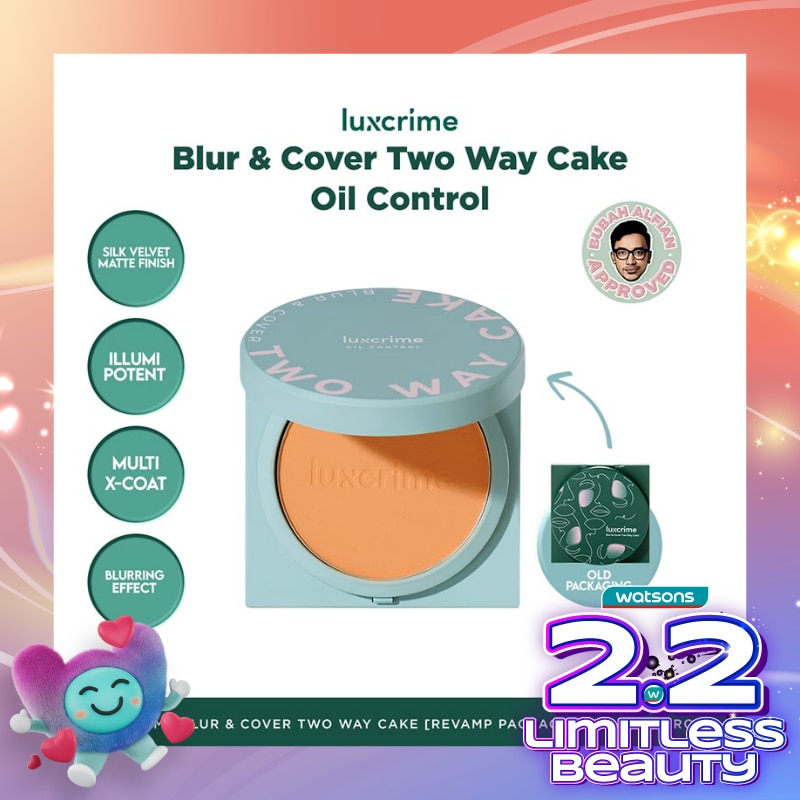 Blur & Cover Two Way Cake Oil Control Honeycomb