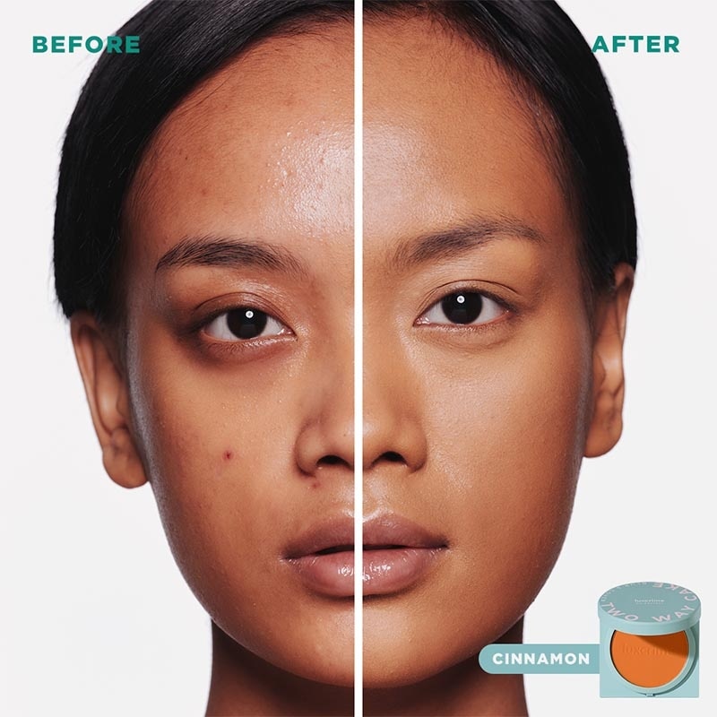 Blur & Cover Two Way Cake Oil Control Cinnamon