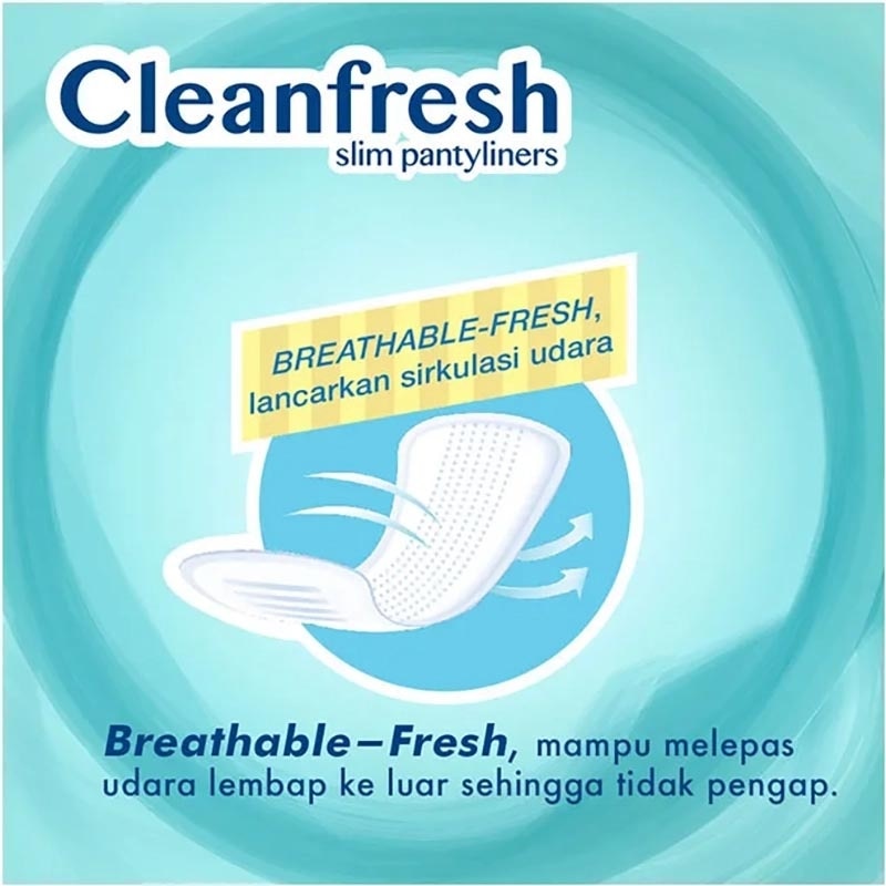 Laurier Pantyliner Cleanfresh Pantyliner Perfumed 20'S