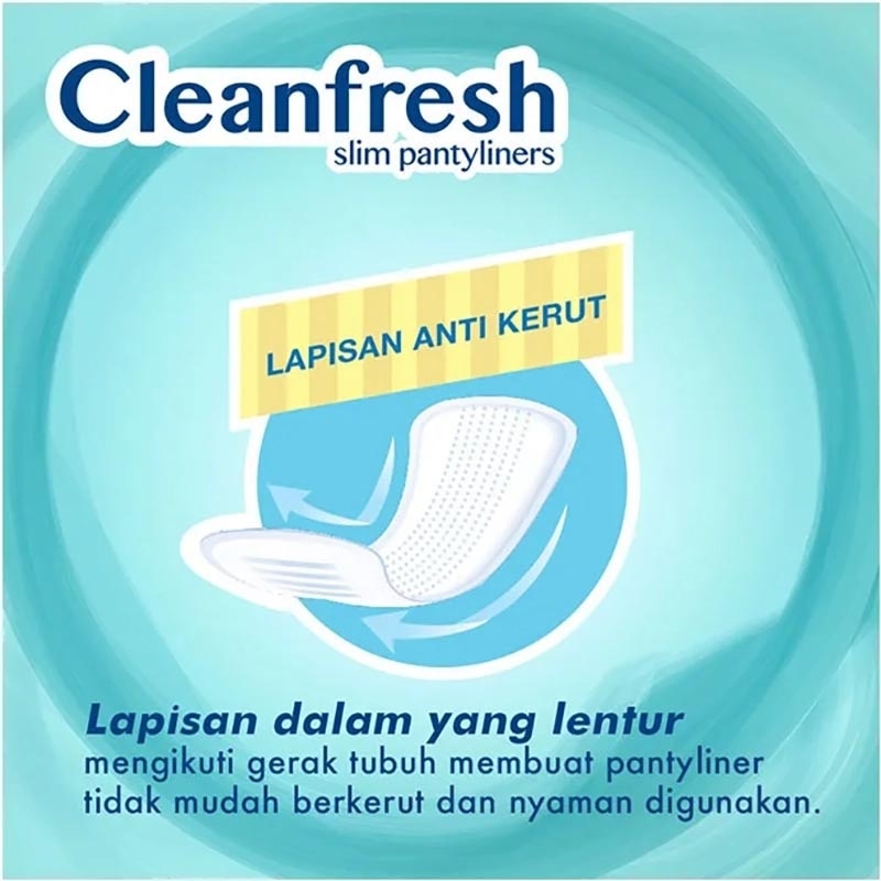 Laurier Pantyliner Cleanfresh Pantyliner Perfumed 20'S